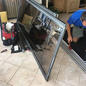 sliding glass door frame repair Elk Grove